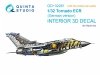 Quinta Studio QD+32261 Tornado ECR German 3D-Printed & coloured Interior on decal paper (Revell) (with 3D-printed resin parts) 1/32